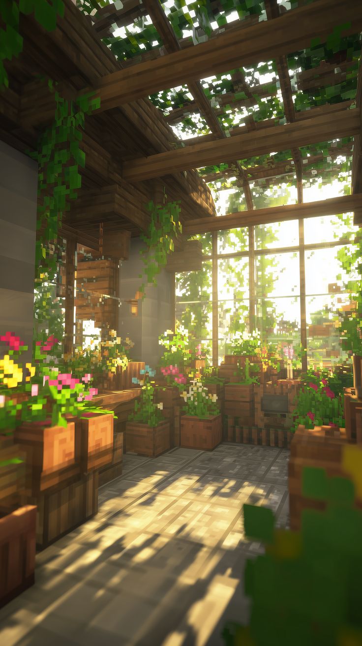 Minecraft теплица